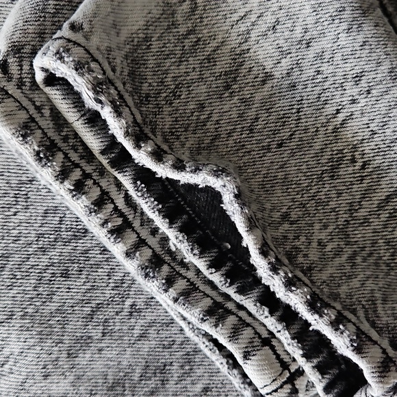Frame Le Original Black Gray Acid Wash Cropped Jeans Size‎ 26 - Picture 16 of 16